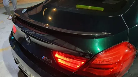 BMW M6 전체 랩핑 2탄(택랩 글로스 그린블랙 실크)신호동 명지 랩핑 국제신도시 용원 썬팅 PPF 위드랩 / 부산 강서 신호동