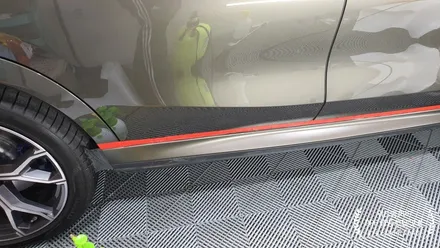 탱크로 변신! BMW X6 M40i 전체 무광 PPF 시공, 카본루프스킨(모터스킨 PPF, STEK 카본 PPF)부산 경남 명지 오션시티 국제신도시 신호동 용원 PPF 맛집 위드랩 / 부산 강서 신호동