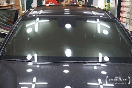 그랜저IG 전면 썬팅+ 파노라마 선루프 썬팅 재시공(솔라가드 노블레스Z)국제신도시 썬팅 명지 신호동 용원 선팅 블박 PPF 랩핑 위드랩 / 부산 강서구, 김해, 창원