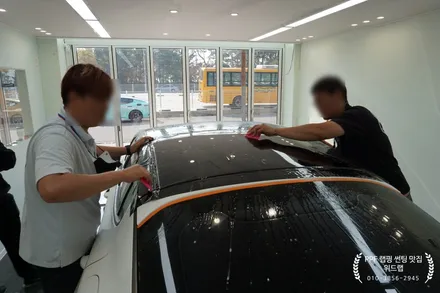 스팅어 루프 블랙 PPF 시공!(모터스킨 블랙 PPF) / 부산 강서구, 김해, 창원