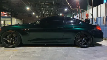 BMW M6 전체 랩핑 2탄(택랩 글로스 그린블랙 실크)신호동 명지 랩핑 국제신도시 용원 썬팅 PPF 위드랩 / 부산 강서 신호동