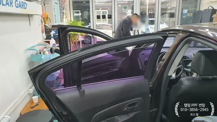 국제신도시에서 픽업한 크루즈!! 레이블럭 블레스 반반사 썬팅으로 재시공 새차 느낌으로 변신~!(부산 강서구 명지 신호동 썬팅 랩핑 PPF 위드랩) / 부산 강서 신호동