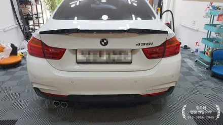BMW 4시리즈 꾸미기! 420d 루프스킨, 카본 포인트 랩핑(3M 2080 블랙, 3M 4D카본)부산 사하구 강서구 하단 명지 국제신도시 신호동 랩핑 썬팅 PPF 위드랩! / 부산 강서 신호동
