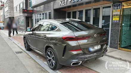 탱크로 변신! BMW X6 M40i 전체 무광 PPF 시공, 카본루프스킨(모터스킨 PPF, STEK 카본 PPF)부산 경남 명지 오션시티 국제신도시 신호동 용원 PPF 맛집 위드랩 / 부산 강서 신호동