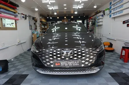 그랜저IG 전면 썬팅+ 파노라마 선루프 썬팅 재시공(솔라가드 노블레스Z)국제신도시 썬팅 명지 신호동 용원 선팅 블박 PPF 랩핑 위드랩 / 부산 강서구, 김해, 창원