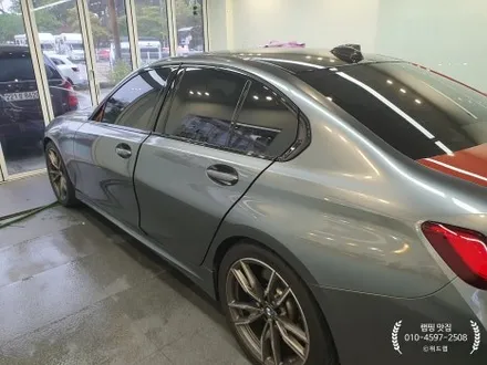 창원 랩핑｜BMW M340i 전체 랩핑 재시공(타이니봇) / 부산 강서 신호동