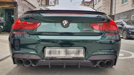 BMW M6 전체 랩핑 2탄(택랩 글로스 그린블랙 실크)신호동 명지 랩핑 국제신도시 용원 썬팅 PPF 위드랩 / 부산 강서 신호동