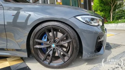 BMW 340i 순정 같은 도장면 느낌으로 전체 랩핑!(이노즈텍 슬레이트 그레이, STEK 카본 PPF)부산 해운대 송정 기장 랩핑 맛집 위드랩 / 부산 강서구, 김해, 창원