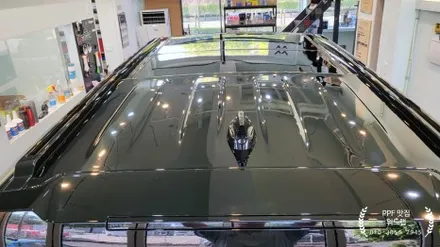 빵빵하게 멋지게! 레인지로버 디펜더 110 투톤 블랙 PPF 시공(모터스킨 블랙 PPF)부산 명지 오션시티 국제신도시 PPF 맛집 위드랩 / 부산 강서구, 김해, 창원