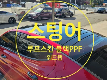 한번 할때 제대로 된 루프스킨! 스팅어 루프 블랙PPF 시공(모터스킨 블랙 PPF)부산 김해 장유 루프스킨 블랙 PPF 맛집 위드랩 / 부산 강서구, 김해, 창원