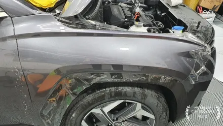 투싼 NX4 신차패키지 + 풀 PPF 시공(솔라가드 새턴 30/10, 모터스킨 PPF, QXD5000 + 커넥티드)부산 명지 국제신도시 신호동 용원 신차 썬팅 랩핑 PPF 위드랩 / 부산 강서 신호동