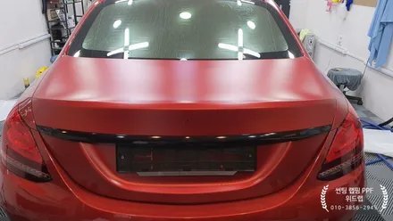 신차의 변신?! C43 AMG 무광 풀 PPF 시공! (모터스킨 PPF)부산 경남  울산 창원 명지 국제신도시 오션시티 신호동 용원 진해 장유 PPF 랩핑 썬팅 맛집 위드랩 / 부산 강서 신호동