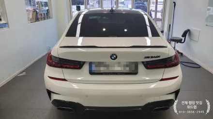 BMW 340i 순정 같은 도장면 느낌으로 전체 랩핑!(이노즈텍 슬레이트 그레이, STEK 카본 PPF)부산 해운대 송정 기장 랩핑 맛집 위드랩 / 부산 강서구, 김해, 창원