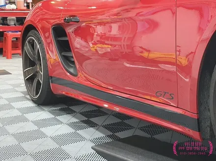 컨셉명:데드풀! 포르쉐 718 박스터 GTS 포인트 랩핑 시공!(3M 2080 유광블랙, 나이프리스)부산 경남 창원 명지 다대포 신평 장림 용원 진영 랩핑 썬팅 PPF 맛집 위드랩 / 부산 강서 신호동