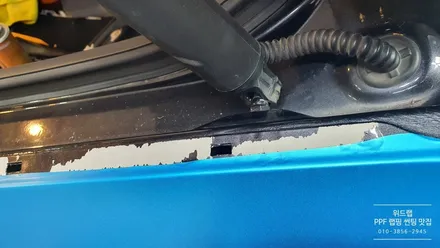 기아 스팅어 산뜻한 여름 룩 전체랩핑 맛집(3m 사틴 오션 쉬머) 부산 창원 진해 용원 신항 진례 지사동 화전동 ​썬팅 랩핑 PPF 위드랩 / 부산 강서구, 김해, 창원