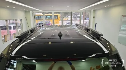 블랙 PPF로 완성하는 디 올 뉴 산타페 MX5 투톤 랩핑!(모터스킨 블랙 PPF)부산 명지 하단 신평 블랙 PPF 맛집 위드랩 / 부산 강서구, 김해, 창원