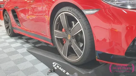 컨셉명:데드풀! 포르쉐 718 박스터 GTS 포인트 랩핑 시공!(3M 2080 유광블랙, 나이프리스)부산 경남 창원 명지 다대포 신평 장림 용원 진영 랩핑 썬팅 PPF 맛집 위드랩 / 부산 강서 신호동
