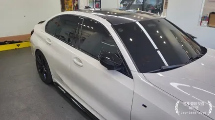 BMW 340i 순정 같은 도장면 느낌으로 전체 랩핑!(이노즈텍 슬레이트 그레이, STEK 카본 PPF)부산 해운대 송정 기장 랩핑 맛집 위드랩 / 부산 강서구, 김해, 창원