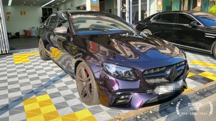 PPF 위에 랩핑 ? E63 AMG 전체 랩핑 시공(AX 젠션 퍼플 AX gentian purple)진해 안골랩핑 부산 사하구 장림 신평 다대포  랩핑 맛집 위드랩 / 부산 강서구, 김해, 창원