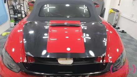 컨셉명:데드풀! 포르쉐 718 박스터 GTS 포인트 랩핑 시공!(3M 2080 유광블랙, 나이프리스)부산 경남 창원 명지 다대포 신평 장림 용원 진영 랩핑 썬팅 PPF 맛집 위드랩 / 부산 강서 신호동