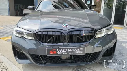BMW 340i 순정 같은 도장면 느낌으로 전체 랩핑!(이노즈텍 슬레이트 그레이, STEK 카본 PPF)부산 해운대 송정 기장 랩핑 맛집 위드랩 / 부산 강서구, 김해, 창원