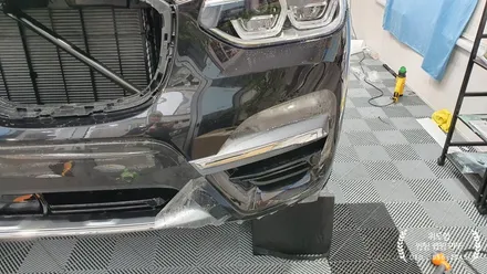 블랙을 보호하는 건 PPF! BMW X3 20i 프론트 패키지 + 도어 PPF 시공(모터스킨 PPF)부산 경남 창원 명지 국제신도시 신호동 용원 진해 PPF 랩핑 썬팅 맛집 위드랩 / 부산 강서 신호동