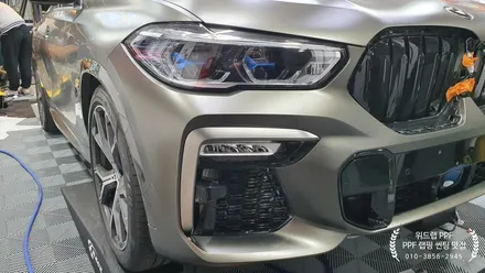 탱크로 변신! BMW X6 M40i 전체 무광 PPF 시공, 카본루프스킨(모터스킨 PPF, STEK 카본 PPF)부산 경남 명지 오션시티 국제신도시 신호동 용원 PPF 맛집 위드랩 / 부산 강서 신호동