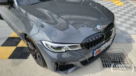 BMW 340i 순정 같은 도장면 느낌으로 전체 랩핑!(이노즈텍 슬레이트 그레이, STEK 카본 PPF)부산 해운대 송정 기장 랩핑 맛집 위드랩 / 부산 강서구, 김해, 창원