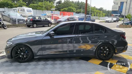 BMW 340i 순정 같은 도장면 느낌으로 전체 랩핑!(이노즈텍 슬레이트 그레이, STEK 카본 PPF)부산 해운대 송정 기장 랩핑 맛집 위드랩 / 부산 강서구, 김해, 창원