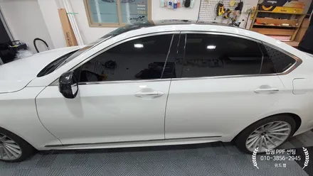 G80 스포츠 사틴체리핑크 풀 랩핑(사틴체리핑크)명지 국제신도시 신항 녹산 신호동 랩핑 썬팅 PPF 위드랩 / 부산 강서 신호동