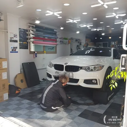 2프로 부족할 때 튜닝! BMW 420d 프론트 립 장착(리얼 카본 프론트립)부산 경남 창원 장유 진해 하단 오션시티 다대포 랩핑 튜닝 PPF 맛집 위드랩 / 부산 강서 신호동