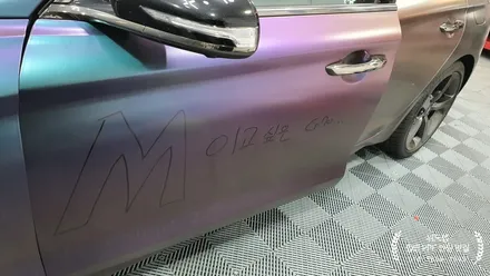 RE:프레시! G70 기존랩핑제거 + 사틴에너제틱 옐로우 전체랩핑 시공(에이버리 슈프림)부산 경남 창원 명지 국제신도시 신호동 오션시티 하단 장림 랩핑 PPF 맛집 위드랩 / 부산 강서 신호동
