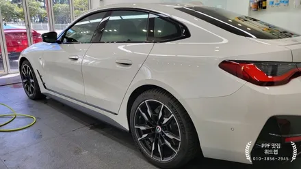 티나지 않지만 멋진 무광 PPF 시공! BMW i4 M50 전체 무광 PPF 시공(모터스킨 무광 PPF, 블랙 PPF)부산 경남 김해 율하 장유 진해 PPF 맛집 위드랩 / 부산 강서구, 김해, 창원