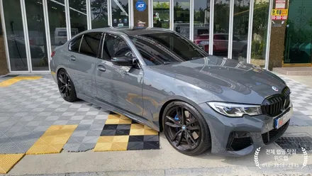 BMW 340i 순정 같은 도장면 느낌으로 전체 랩핑!(이노즈텍 슬레이트 그레이, STEK 카본 PPF)부산 해운대 송정 기장 랩핑 맛집 위드랩 / 부산 강서구, 김해, 창원