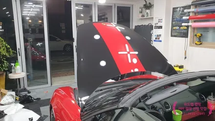 컨셉명:데드풀! 포르쉐 718 박스터 GTS 포인트 랩핑 시공!(3M 2080 유광블랙, 나이프리스)부산 경남 창원 명지 다대포 신평 장림 용원 진영 랩핑 썬팅 PPF 맛집 위드랩 / 부산 강서 신호동