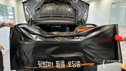 사틴블랙 랩핑은 부산 위드랩, 카마로 배트카 출고! / 부산 강서 신호동