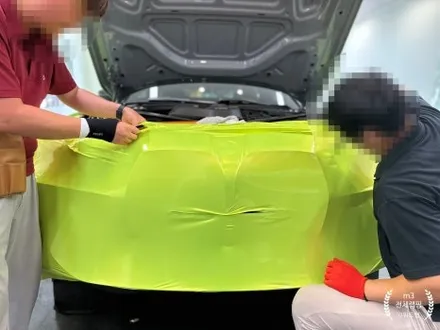 랩핑으로 순정색을 표현할 수 있을까? M3 상파울루 옐로우 고광택 / 부산 강서 신호동