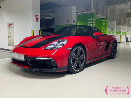 컨셉명:데드풀! 포르쉐 718 박스터 GTS 포인트 랩핑 시공!(3M 2080 유광블랙, 나이프리스)부산 경남 창원 명지 다대포 신평 장림 용원 진영 랩핑 썬팅 PPF 맛집 위드랩 / 부산 강서 신호동