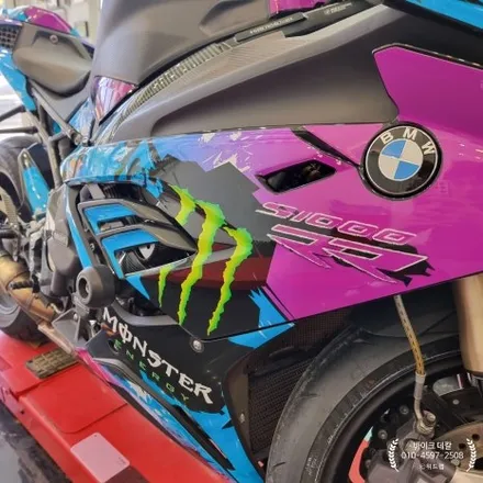 탁송으로 만난 S1000RR｜몬스터 데칼로 완성된 바이크 리뉴얼 / 부산 강서 신호동