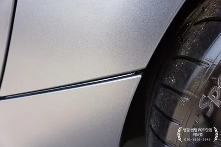 유색이 지겹다면? BMW Z4 전체 랩핑 시공(에이버리 사틴 다크 그레이) / 부산 강서구, 김해, 창원