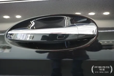 차는 벤츠 S500 마이바흐! 새차 만들기(판금도장, 부분도장, PPF제거, 광택) / 부산 강서구, 김해, 창원