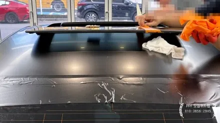 사틴블랙 랩핑은 부산 위드랩, 카마로 배트카 출고! / 부산 강서 신호동