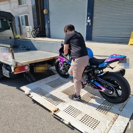 탁송으로 만난 S1000RR｜몬스터 데칼로 완성된 바이크 리뉴얼 / 부산 강서 신호동