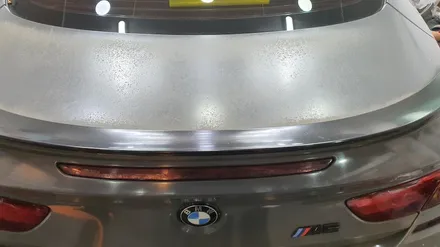 BMW M6 전체랩핑 제거+ 재작업 1탄(택랩 글로스 그린블랙 실크)명지 신호동 랩핑 국제신도시 용원 썬팅 PPF 위드랩 / 부산 강서 신호동