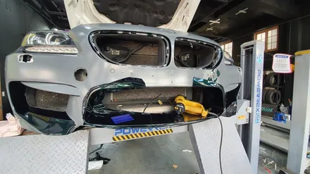 BMW M6 전체 랩핑 2탄(택랩 글로스 그린블랙 실크)신호동 명지 랩핑 국제신도시 용원 썬팅 PPF 위드랩 / 부산 강서 신호동