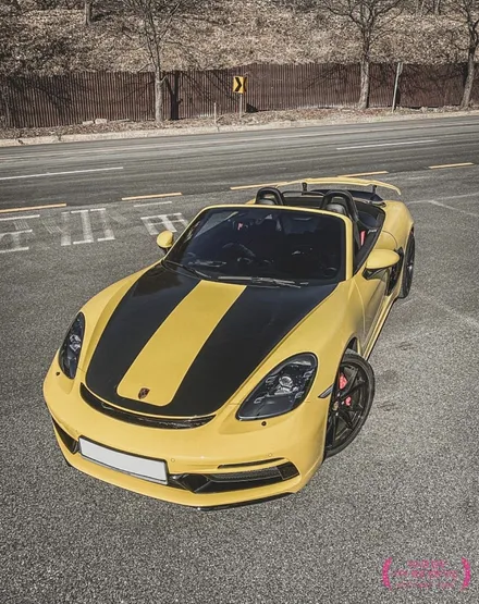 컨셉명:데드풀! 포르쉐 718 박스터 GTS 포인트 랩핑 시공!(3M 2080 유광블랙, 나이프리스)부산 경남 창원 명지 다대포 신평 장림 용원 진영 랩핑 썬팅 PPF 맛집 위드랩 / 부산 강서 신호동