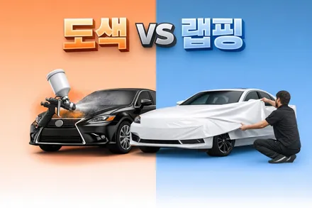 부산 택시 전체랩핑｜렉서스 LS500h 모범택시 색상변경 화이트 랩핑 시공기 / 부산 강서 신호동
