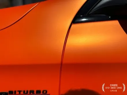 부산랩핑 추천! 상큼하게 오렌지로 완성된 AMG의 변신! / 부산 강서 신호동