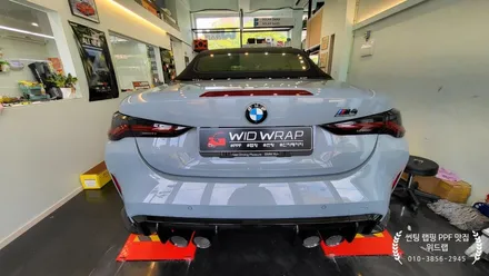 윈드쉴드 시공도 맛집 위드랩에서! BMW M4 컨버터블 썬팅 & 전체 PPF(솔라가드 노블레스z, 팬텀 PPF, STEK 다이노쉴드) / 부산 강서구, 김해, 창원