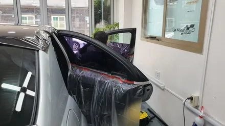 벤츠 S350 썬팅제거+열차단썬팅시공 (레이블럭 RP 30/15) 신호동 썬팅 명지 썬팅 / 부산 강서 신호동